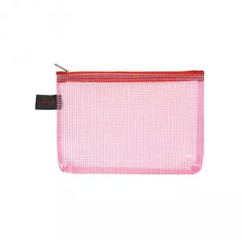 FolderSys A6 busta con zip, rossa, 10 pezzi