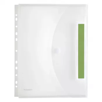 FolderSys 10 buste portadocumenti indice trasparenti opache
