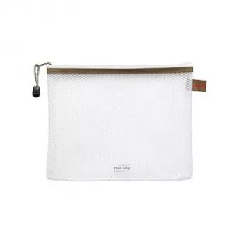FolderSys A5 pochette con zip trasparente