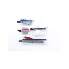 FolderSys set di 4 buste con cerniera 1x 170x40 mm grigio 3x 80x55 mm nero/grigio