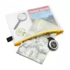 FolderSys Pochette con zip A5 trasparente