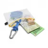 FolderSys Pochette con zip A5 trasparente