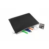 FolderSys Busta con zip A4 nero opaco in PP non tessuto 270 x 350 mm