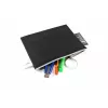 FolderSys Pochette con zip A5 nero opaco in PP non tessuto 190 x 255 mm