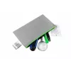 FolderSys busta con cerniera DL grigia opaca PP non tessuto 120 x 220 mm