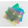 FolderSys 10 buste portadocumenti DIN A5, colori assortiti, granulate, 0,20 mm