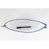 Foldersys busta per documenti con cerniera A4 trasparente/blu 0,28 mm 1 pz