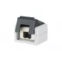 METZ CONNECT E-DAT Case modulare con 12 porte, grigio chiaro (RAL 7035), IP20, vuoto