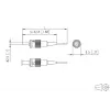 METZ CONNECT 150M1AO0020E Cavo patch in fibra ottica OM3 ST/PC 2 m Multi