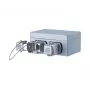 METZ CONNECT E-DAT Industry IP67 V5 presa di rete a 2 porte da superficie, alluminio, grigio (1401060320ME)