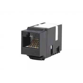 METZ CONNECT 130A10-29-I-B1 Piatto nero connettore femmina RJ45 Cat6A schermato modulo Keystone