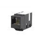 METZ CONNECT 130A10-29-I-B1 Piatto nero connettore femmina RJ45 Cat6A schermato modulo Keystone