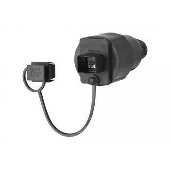 METZ CONNECT Connettore maschio RJ45 da campo Cat.6A schermato IP67 nero 41,8 mm