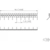 METZ CONNECT 850349-02 Blocco di separazione - 1 polo, connessione a vite, guida DIN, nero, IP20
