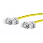 METZ CONNECT E-DAT Industry Cavo patch V6 IP67 Cat6 SF/UTP 15 m giallo