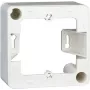 METZ CONNECT OpDAT Design telaio 1 modulo senza viti bianco puro RAL 9010 85x43mm