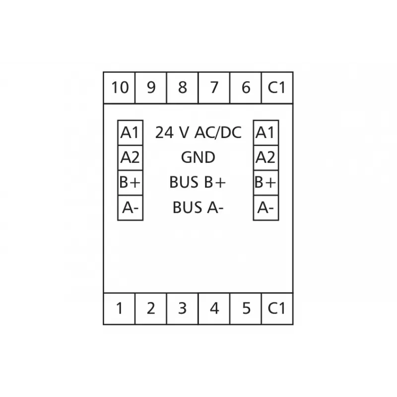 METZ CONNECT BMT-DI10 BACnet MS/TP modulo di ingresso digitale 10 ingressi