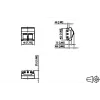 METZ CONNECT modulo keystone RJ45 Cat.6A schermato bianco 45x45mm senza attrezzi