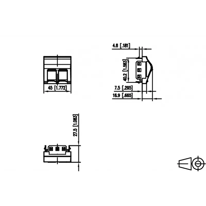 METZ CONNECT modulo keystone RJ45 Cat.6A schermato bianco 45x45mm senza attrezzi