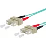 METZ CONNECT OpDAT cavo patch OM3 SC-duplex/SC-duplex multimodale 5m aqua I-V(ZN)H 50/125