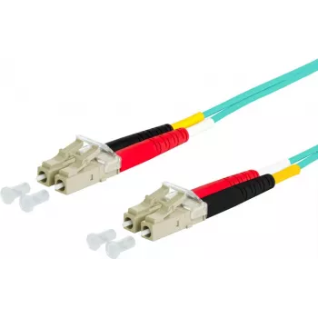 METZ CONNECT 151J1JOJO50E cavo patch in fibra ottica LC duplex su LC duplex 50/125µm multimodale OM3 5m aqua