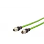 METZ CONNECT cavo patch Industrial Ethernet M12, Cat.6A, 10m, verde