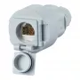 Metz Connect accoppiatore RJ45 Cat.6A 1 porta grigio chiaro 1309515003-E