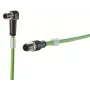 METZ CONNECT 142M1D19010 Cat5e M12 cavo patch 1 m verde
