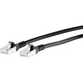 METZ CONNECT BTR 1308457500-E cavo patch RJ45 Cat.6A AWG26 S/FTP LSOH 7,5 m nero
