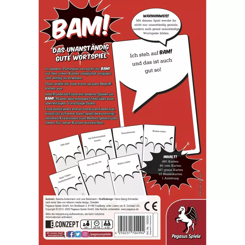 PEGASUS BAM! - L'incredibilmente bel gioco di parole