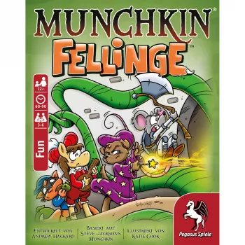 Pegasus Spiele Munchkin Fellinge (Demented Dungeons) espansione gioco di carte