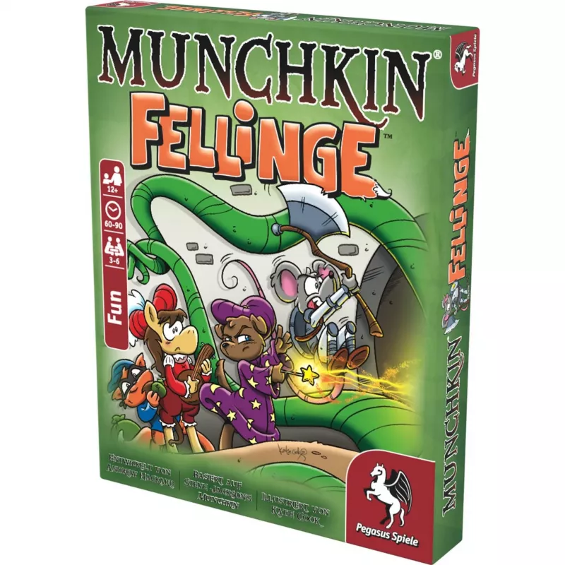 Pegasus Spiele Munchkin Fellinge (Demented Dungeons) espansione gioco di carte