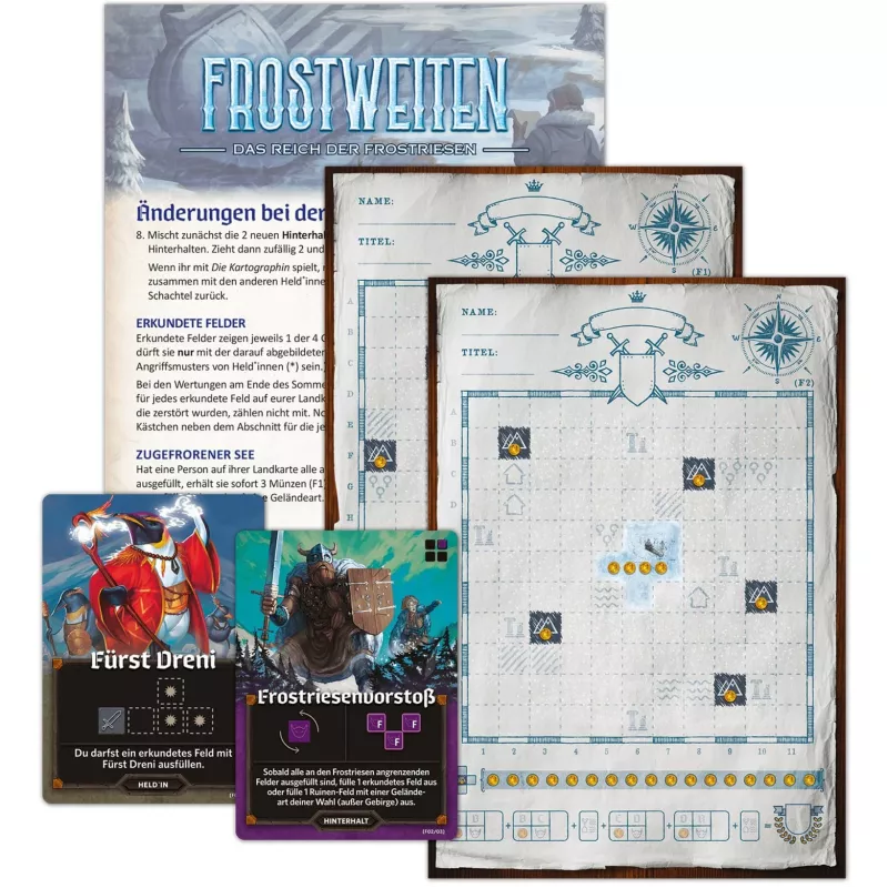 Pegasus Spiele Der Kartograph & Die Kartographin: Ferne Expeditionen espansione