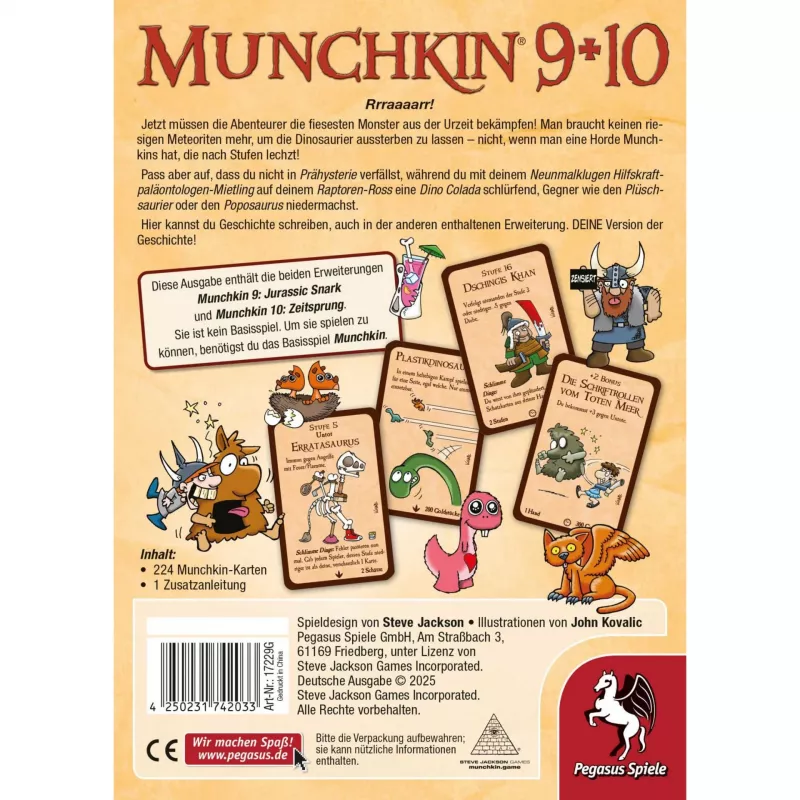 PEGASUS Munchkin 9+10 espansione
