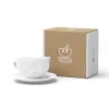 FIFTYEIGHT PRODUCTS FIFTYEIGHT Tazza da caffè 200ml - Happy bianco