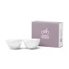 FIFTYEIGHT PRODUCTS Set di ciotole 200ml - Happy & Oh Please bianco