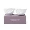 FIFTYEIGHT PRODUCTS Set di ciotole 200ml - Happy & Oh Please bianco