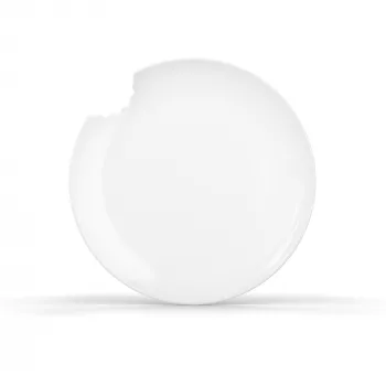 FIFTYEIGHT PRODUCTS FIFTYEIGHT 2 piatti da torta con bordo morso Ø 20 cm bianco