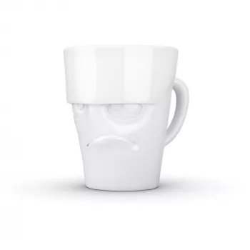 FIFTYEIGHT PRODUCTS FIFTYEIGHT Tazza con manico 350ml - Grumpy bianco
