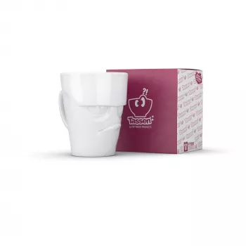 FIFTYEIGHT PRODUCTS FIFTYEIGHT Tazza con manico 350ml - Grumpy bianco