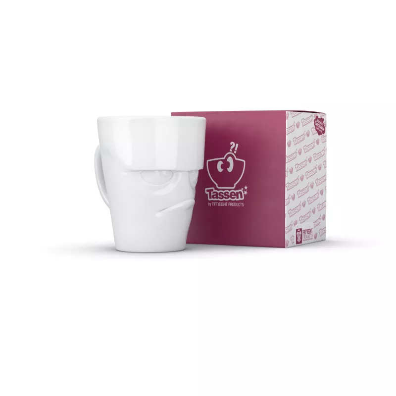 FIFTYEIGHT PRODUCTS FIFTYEIGHT Tazza con manico 350ml - Grumpy bianco