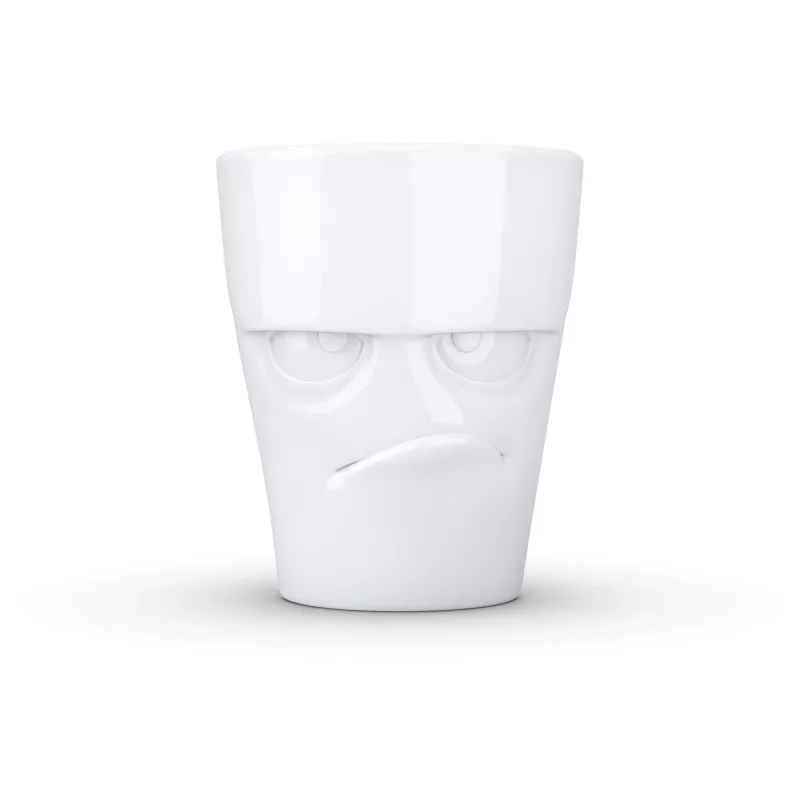 FIFTYEIGHT PRODUCTS FIFTYEIGHT Tazza con manico 350ml - Grumpy bianco