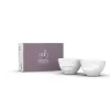 FIFTYEIGHT PRODUCTS Set di ciotole 100ml - Laughing & Delicious bianco