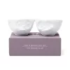 FIFTYEIGHT PRODUCTS Set di ciotole 200ml - Sleepy & Delicious bianco