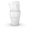 FIFTYEIGHT PRODUCTS Tazza 350ml - Grumpy & Mischievous bianco
