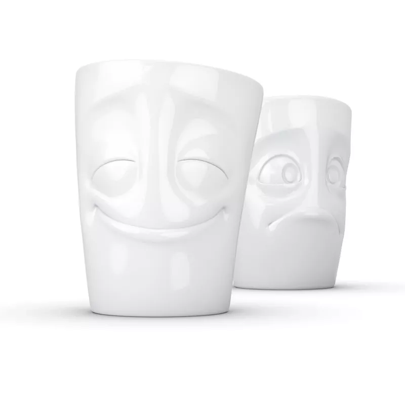 FIFTYEIGHT PRODUCTS FIFTYEIGHT Tazza 350ml - Amused & Bewildered bianco