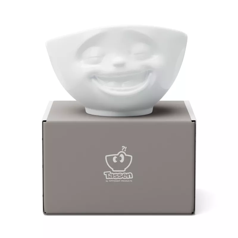FIFTYEIGHT PRODUCTS Ciotola 500ml - Laughing bianco
