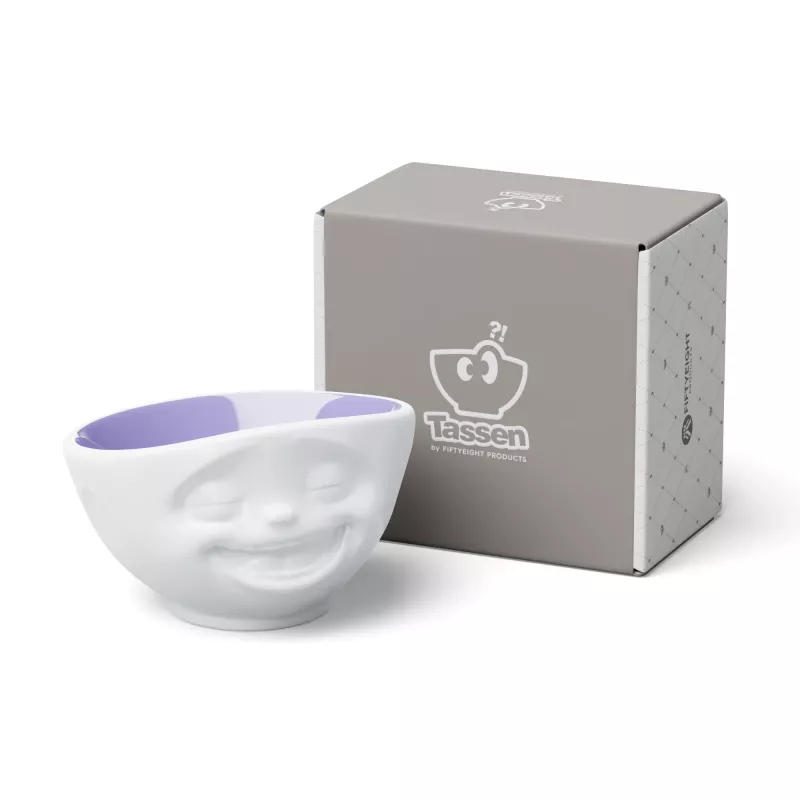 FIFTYEIGHT PRODUCTS Ciotola 500ml - Laughing Face Inside Lavender