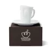 FIFTYEIGHT PRODUCTS Tazzina da espresso con manico 80 ml - Cheerful White