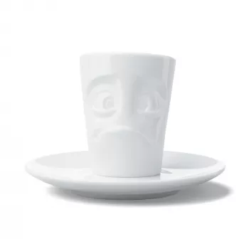 FIFTYEIGHT PRODUCTS Tazzina da espresso con manico 80 ml - Perplexed White